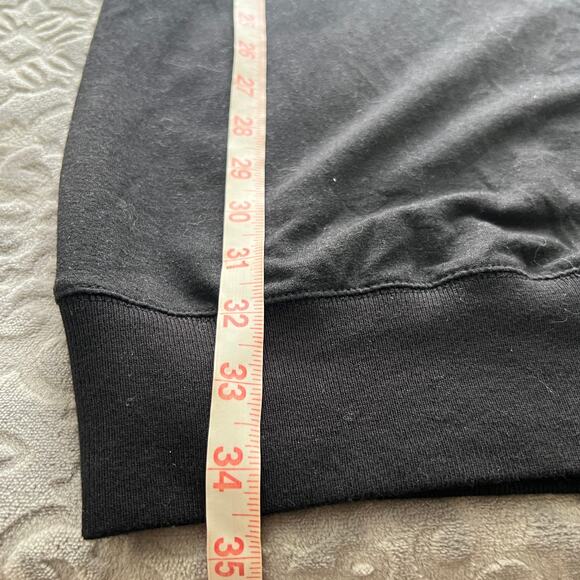 Monrow Black Long Sleeve Supima Dress XS - Picture 11 of 11